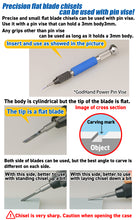 Load image into Gallery viewer, Godhand GH-BBH-1-3 Bit Blade Set - Flat Blade