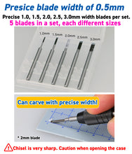 Load image into Gallery viewer, Godhand GH-BBH-1-3 Bit Blade Set - Flat Blade