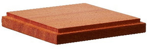 Mr. Hobby DB001 Wooden Base Square Large 2.4" x 0.5" Tall