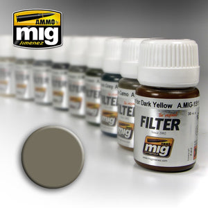 Ammo by Mig AMIG1505 Filter, Grey For Yellow Sand
