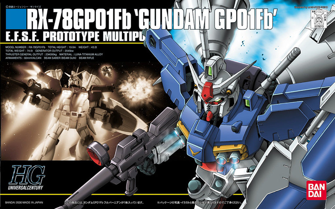Bandai 1/144 HG #018 RX-78GP01fb Gundam 5060392' – Burbank's House