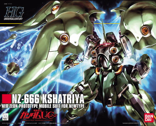 Bandai 1/144 HG #099 NZ-666 Kshatriya Neo Zeon Prototype 5058263