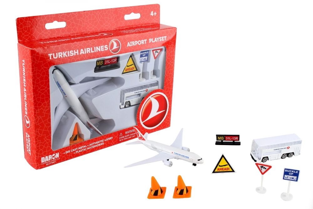 Daron Airport Small-Playset Turkish Airlines RT5401 – Burbank's