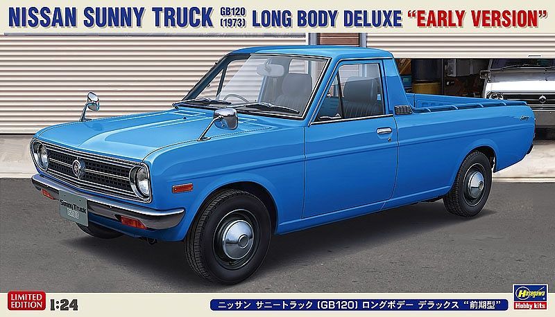 Hasegawa 1/24 Nissan Sunny Truck Long Body Deluxe Early Version