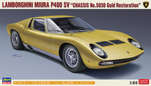 Load image into Gallery viewer, Hasegawa 1/24 Lamborghini Miura P400 SV "Chassis #5030 Gold Restoration" 20319