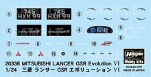 Load image into Gallery viewer, Hasegawa 1/24 Mitsubishi Lancer GSR Evolution VI 20336