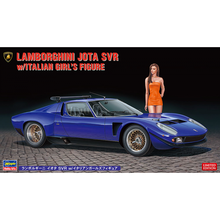 Load image into Gallery viewer, Hasegawa 1/24 Lamborghini Jota SVR w/ Italian Girl Figure 20472