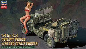 Hasegawa 1/24 1/4 Ton Utility Truck With Blond Girl Figure SP449 52249