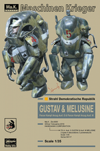 Load image into Gallery viewer, Hasegawa Maschinen Krieger 1/35 P.K.A. Ausf.G Gustav and Ausf.M Melusine 64117