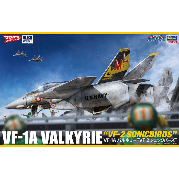 Hasegawa 1/48 VF-1A Valkyrie VF-2 Sonic Birds 65875 – Burbank's