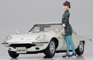 Hasegawa 1/24 Mazda Cosmo Sport L108 w/ 60's Girl Figure 52168