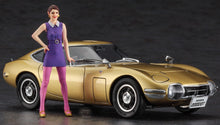Load image into Gallery viewer, Hasegawa 1/24 Toyota 2000GT 1967 w/ 60s Girl Model FIgure 52333