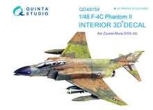 Load image into Gallery viewer, Quinta Studio 1/48 Interior 3D Decal US F-4C Phantom II (ZKM) QD48159