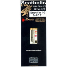 Load image into Gallery viewer, HGW 1/48 Russian IL-2 Sturmovik Microcloth/Photoetch Seatbelts 148531