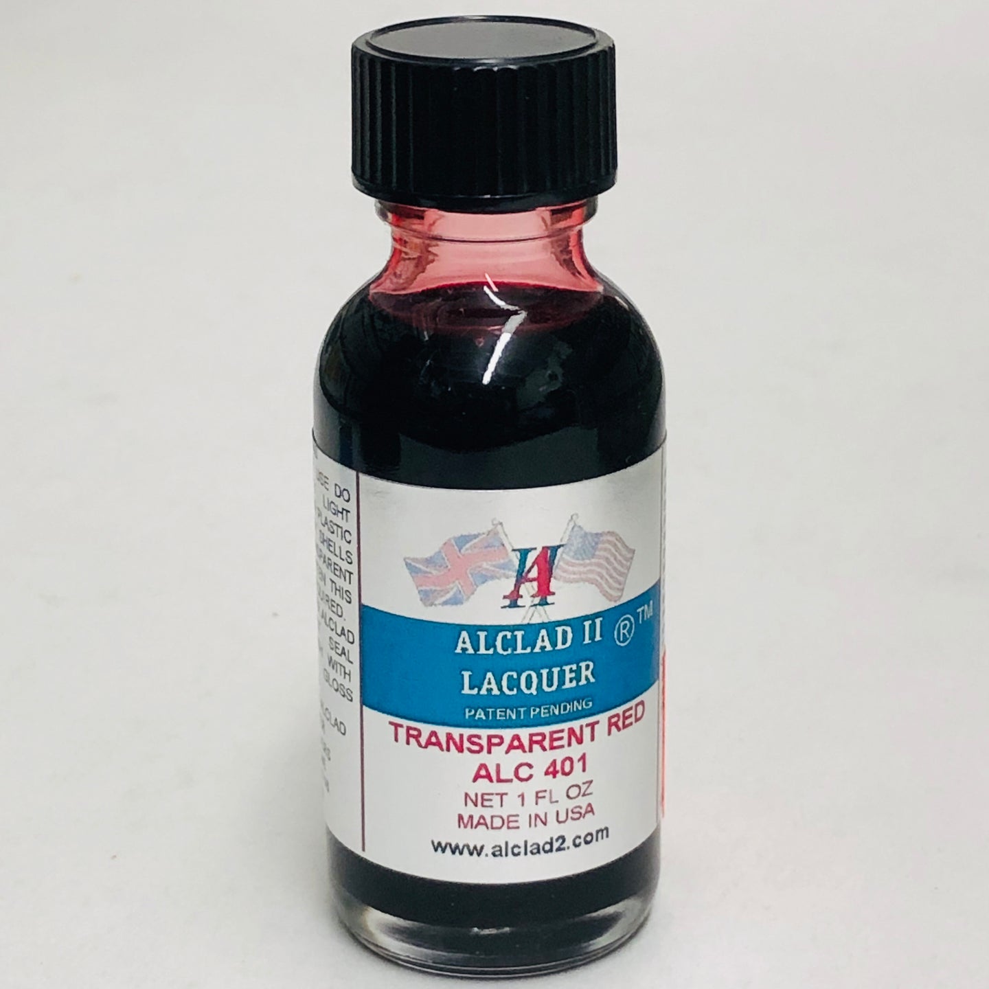Translucent Red Lacque Alclad ALC401 Transparent Red Lacquer Paint 1oz – Burbank's House of ...