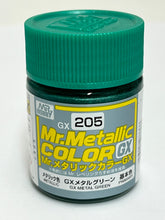 Load image into Gallery viewer, Mr. Hobby GX205 Mr Metallic Color GX Metal Green 18ml