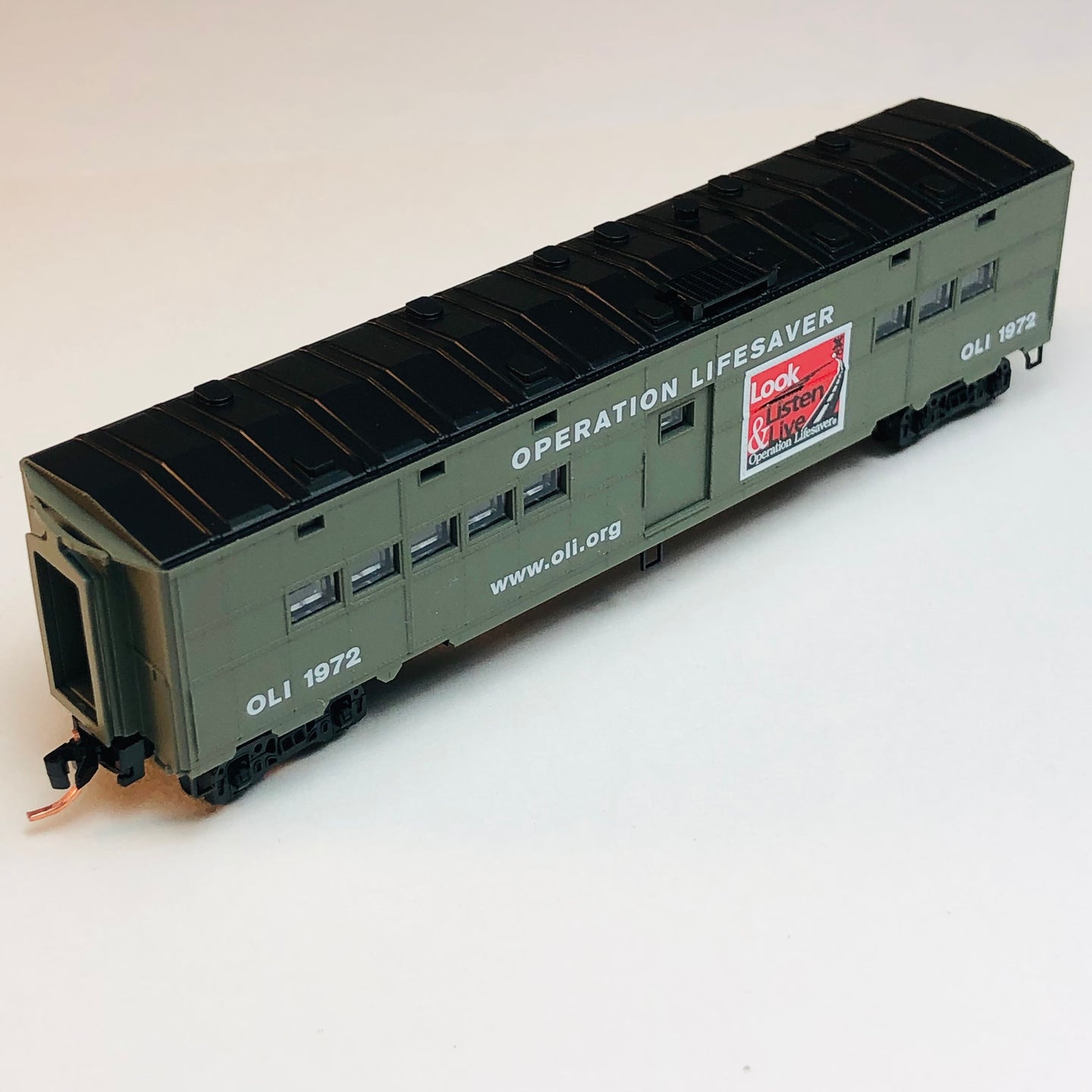 Micro-Trains MTL N NSC 05-01 Oli 1972 50' Troop Kitchen Car BSB632