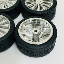 Load image into Gallery viewer, Pegasus 1/24 Rim &amp; Tire Set 2365 23" Blingz Chrome (4)