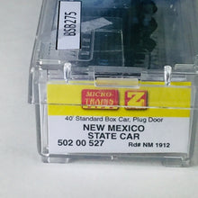 Load image into Gallery viewer, Micro-Trains MTL Z State Series New Mexico 40&#39; Box Car 50200527 BSB275
