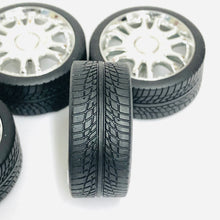 Load image into Gallery viewer, Pegasus 1/24 Rim &amp; Tire Set 2309 23" Luxor Chrome (4)
