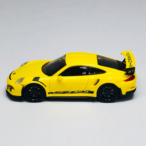 Minichamps 1/87 HO Porsche 911 GT3 RS 2015 Yellow w/ Stripes 870063225 SALE!