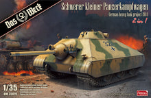 Load image into Gallery viewer, Das Werk 1/35 German Schwerer Kleiner PzKfw Heavy Tank Project 1944 (2 in 1) DW35019
