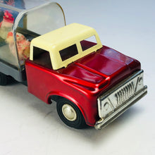 Load image into Gallery viewer, VINTAGE TIN FRICTION Poultry Truck MF958 Rooster &amp; Hen ANNA432