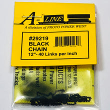 Load image into Gallery viewer, A-Line 29219 Black Chain 12&quot; - 40 Links per Inch