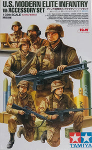 Tamiya 1/35 US Modern Elite Infantry W/Accessory Set 89772