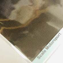 Load image into Gallery viewer, Scale Motorsport 1/12 Twill Weave Carbon Fiber Black/Pewter 1012