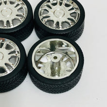 Load image into Gallery viewer, Pegasus 1/24 Rim &amp; Tire Set 2309 23" Luxor Chrome (4)