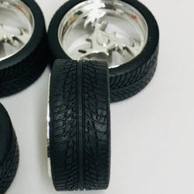 Load image into Gallery viewer, Pegasus 1/24 Rim &amp; Tire Set 2307 23" Lightning Chrome (4)