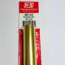 Load image into Gallery viewer, K&amp;S 8143 Round Brass Tube 5/8&quot; x 12&quot;