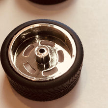 Load image into Gallery viewer, Pegasus 1/24 Rim &amp; Tire Set 2305 "Holli's" 23" Chrome (4)