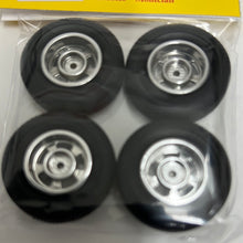 Load image into Gallery viewer, Pegasus 1/24 Rim &amp; Tire Set  308 15" Raider's Chrome (4)