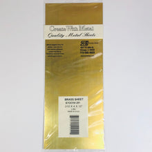 Load image into Gallery viewer, K&amp;S 251 Brass Sheet 0.010&quot;x 4&quot; x 10&quot;