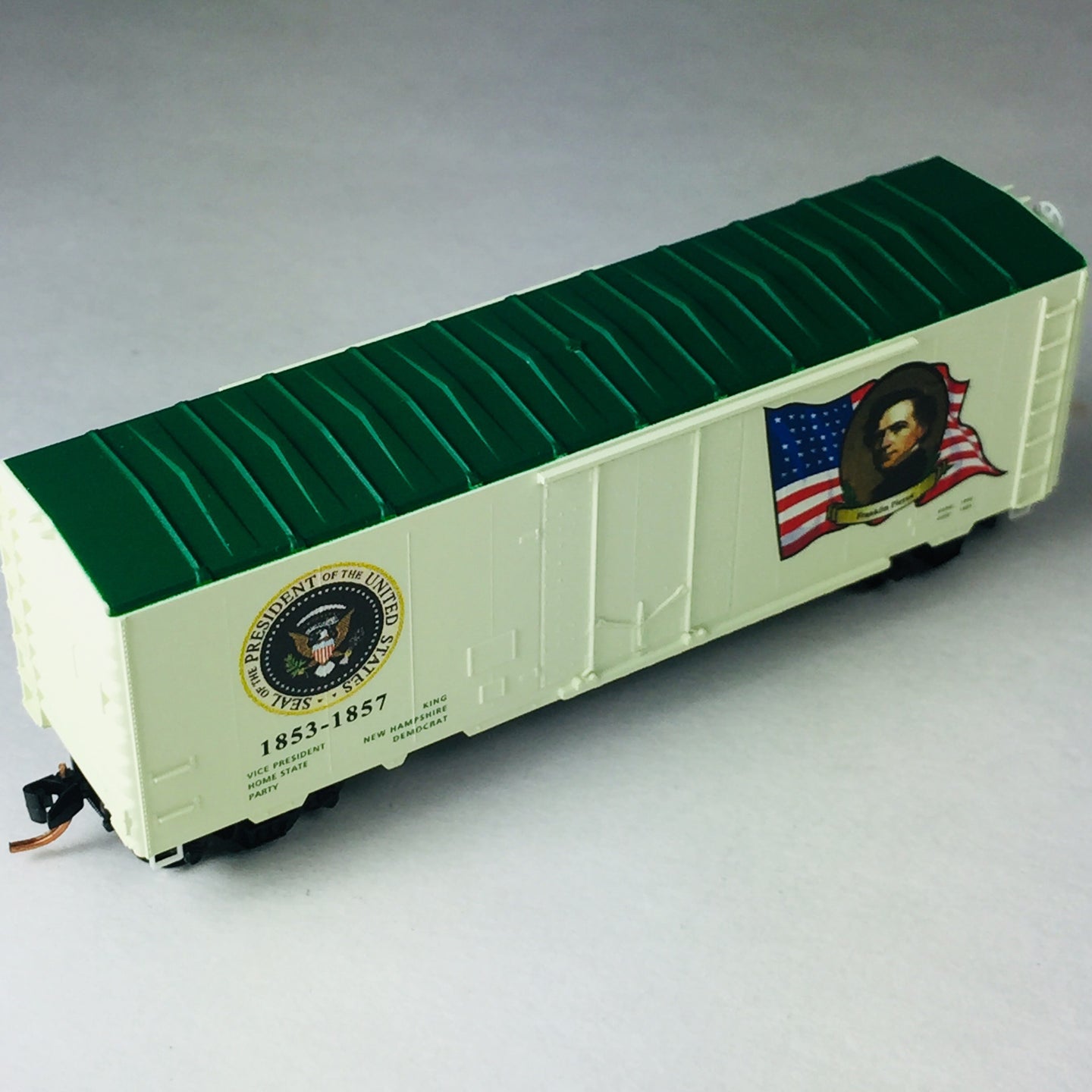 Micro-Trains MTL N Franklin Pierce Presidential 40' Box Car 07400122 BSB253