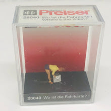 Load image into Gallery viewer, Preiser 1/87 HO Where's the Ticket? 28040'