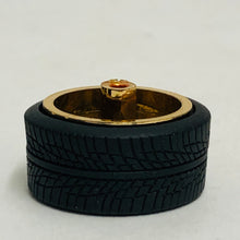 Load image into Gallery viewer, Pegasus 1/24 Rim &amp; Tire Set 1228 Gold Dagger Rims With Tires (4)