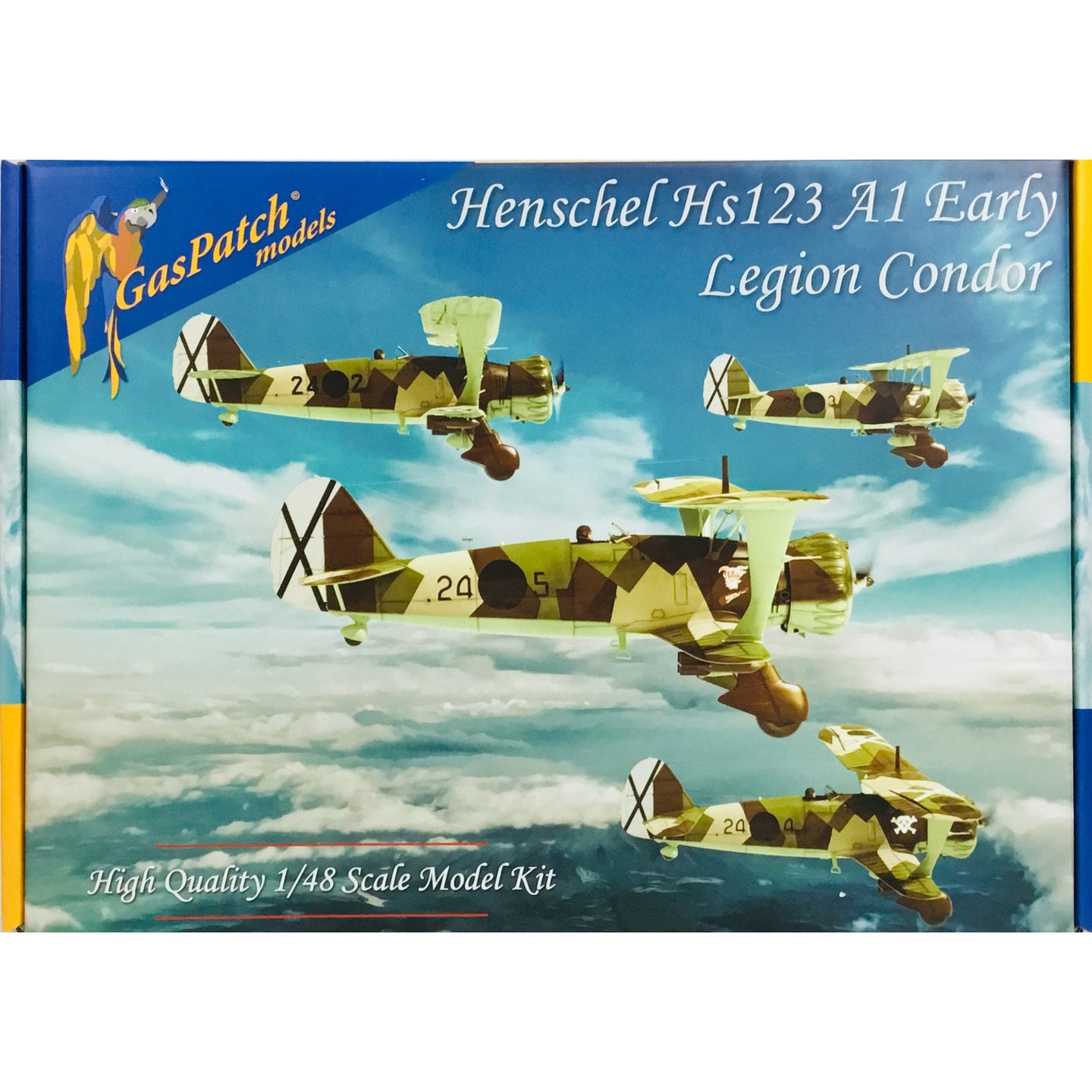Gaspatch 1/48 German Henschel Hs123 A1 Early Legion Condor 16-48097