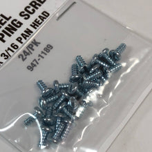 Load image into Gallery viewer, Walthers 947-1189 #2 Self-Tapping Steel Sheet Metal Screws 3/16 x .088" (24)'