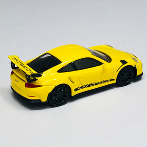 Minichamps 1/87 HO Porsche 911 GT3 RS 2015 Yellow w/ Stripes 870063225 SALE!