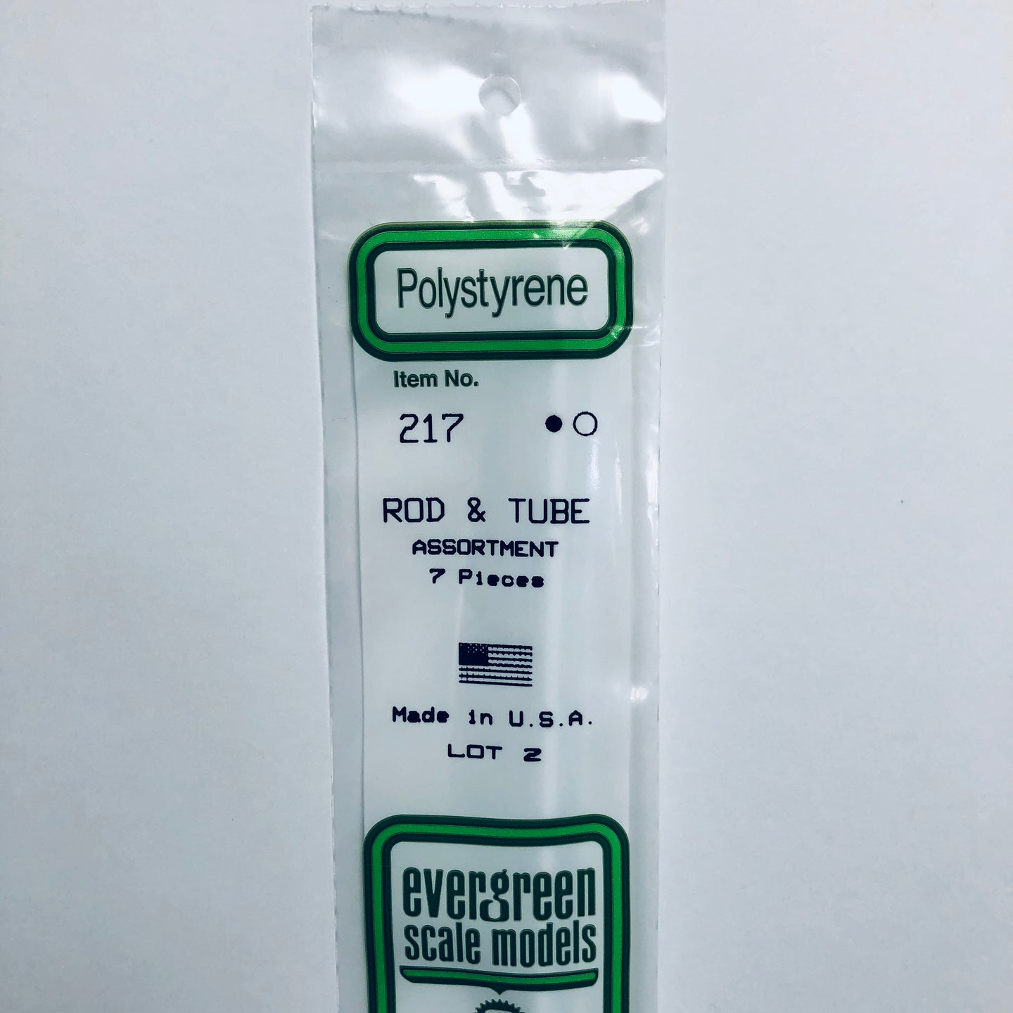 Evergreen 217 Styrene Plastic Rod & Tube Assortment 14