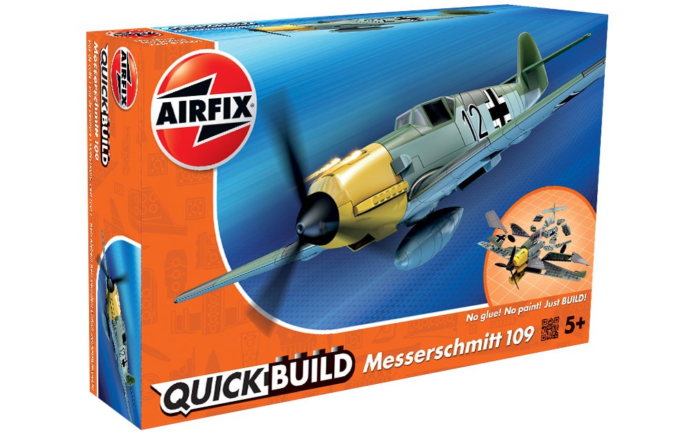 Airfix Quickbuild Snap German Me 109 J6001