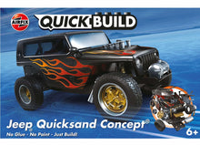 Load image into Gallery viewer, Airfix QuickBuild Snap Jeep Quicksand Concept J6038