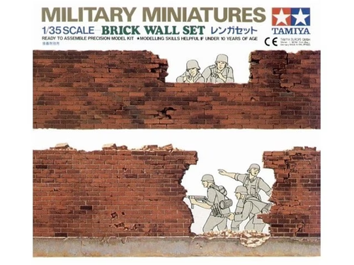 Tamiya 1/35 Brick Wall Set 35028