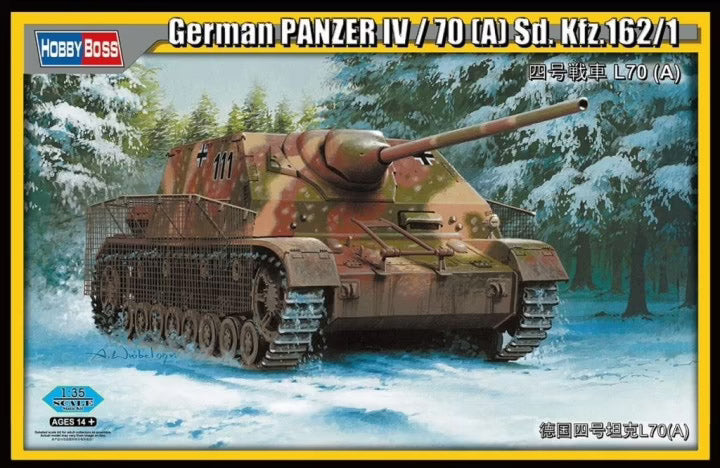 HobbyBoss 1/35 German SdKfz.162/1 Panzer IV/70 (A) 80133