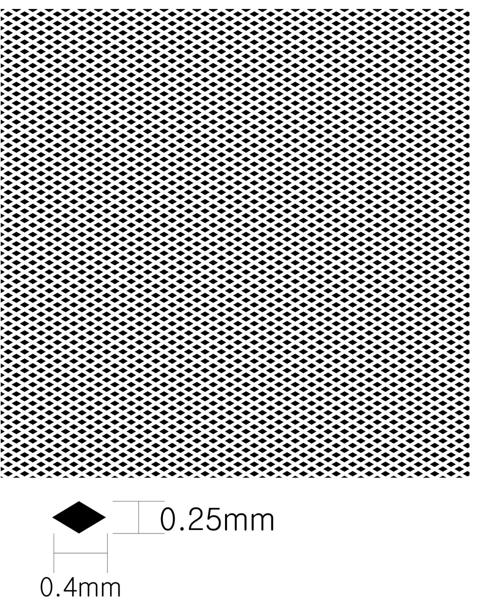KA Models Diamond Pattern Mesh A 0.4mm x 0.7mm KA-00003 – Burbank's ...
