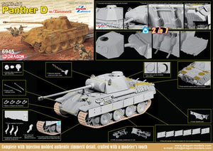 Dragon 1/35 German Panther D Sd.Kfz. 171 w/Zimmerit 2 in 1 6945