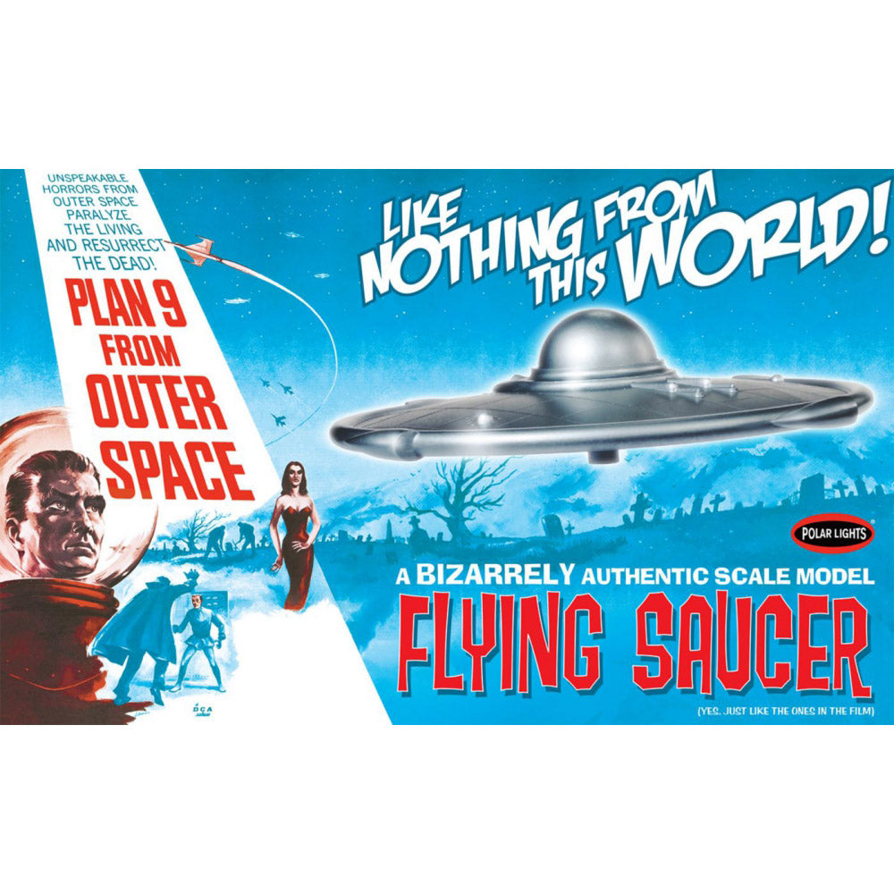 Polar Lights 1/48 UFO Flying Saucer from Plan 9 Outer Space Film 970